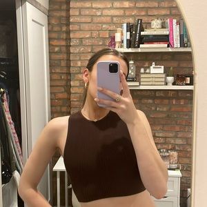 Aritzia brown top size XS